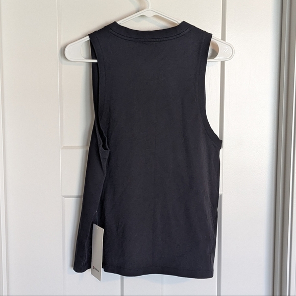 Lululemon NWT Classic Fit Jersey Tank - Black sz 6 - Picture 4 of 6